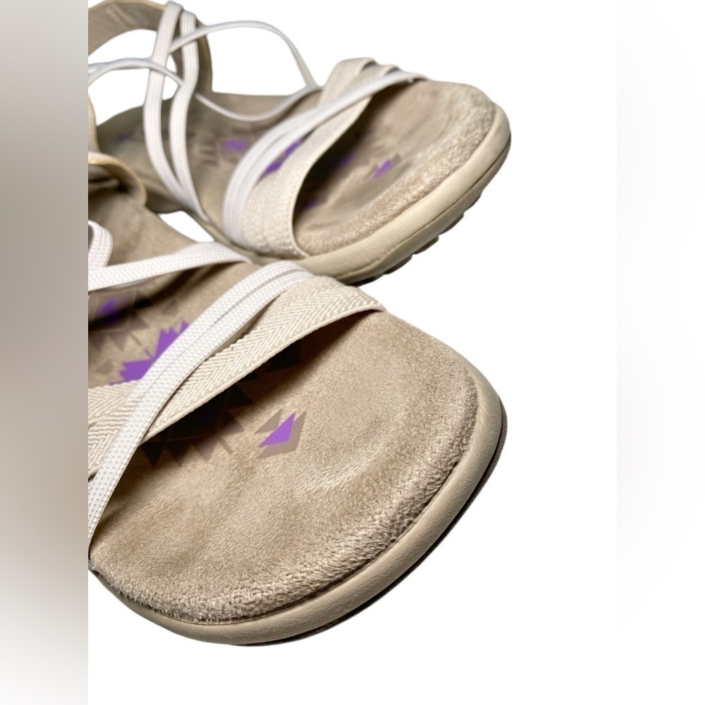 Skechers Reggae Slim Takes Two Sandals - Tan Size 9 - Picture 5 of 10